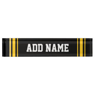 Team Jersey with Custom Name and Number Plate