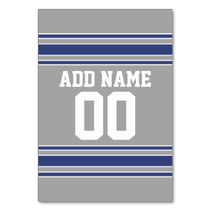 Team Jersey with Custom Name and Number Table Number