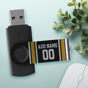 Team Jersey with Custom Name and Number USB Flash Drive