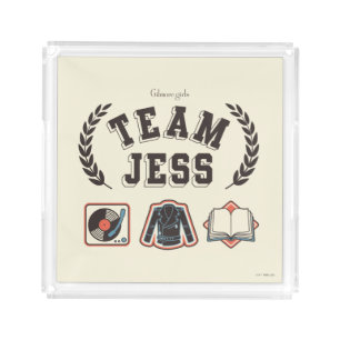 Team Jess Gilmore Girls Design Acrylic Tray