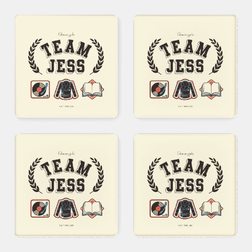 Team Jess Gilmore Girls Design Coaster Set