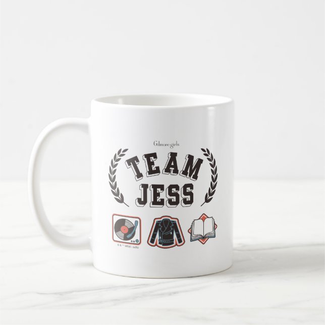 Team Jess Gilmore Girls Design Coffee Mug (Left)