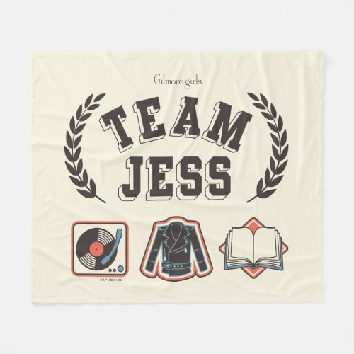 Team Jess Gilmore Girls Design Fleece Blanket