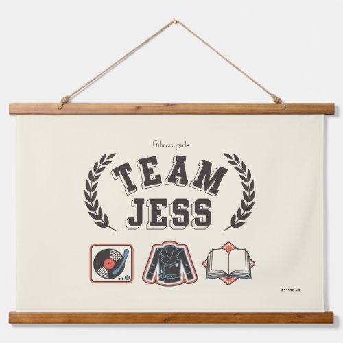Team Jess Gilmore Girls Design Hanging Tapestry