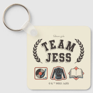 Team Jess Gilmore Girls Design Keychain