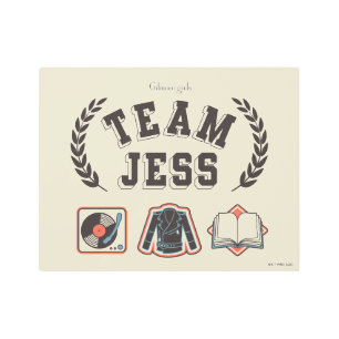 Team Jess Gilmore Girls Design Metal Print