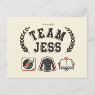 Team Jess Gilmore Girls Design Postcard