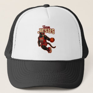 Team JESUS -23 Panther - Christian Trucker Hat
