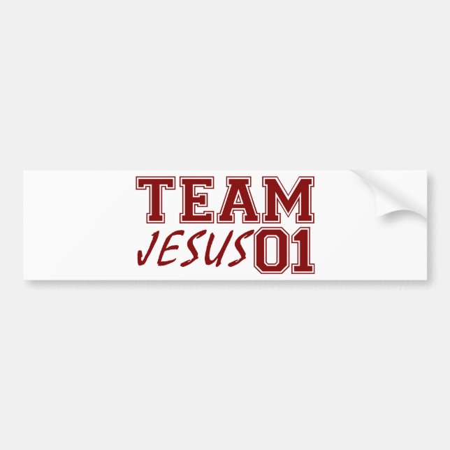 Team Jesus Bumper Sticker (Front)