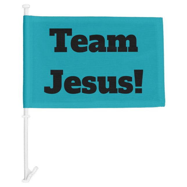 Team Jesus! Car Flag (Front)