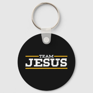 Team Jesus Christ Chrisitian Catholic Orthodox God Keychain