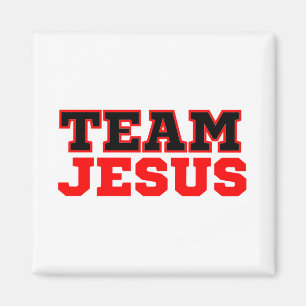 Team Jesus Christian Faith Magnet