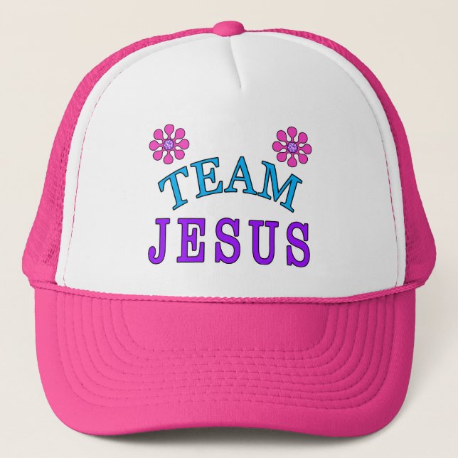 Team Jesus Christian Flat Bill Hats (Front)