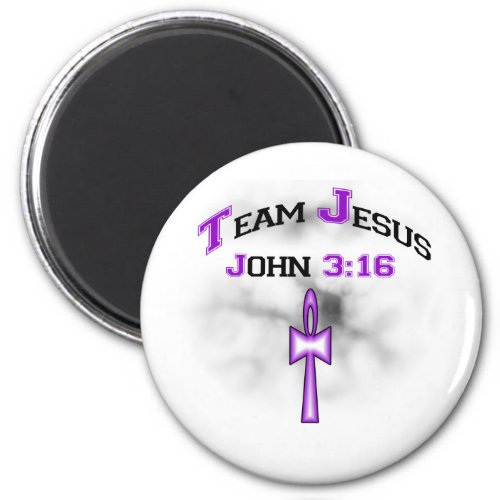 Team Jesus Christian John 316 Magnet