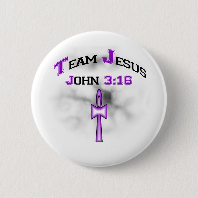 Team Jesus Christian John 316 Pinback Button (Front)