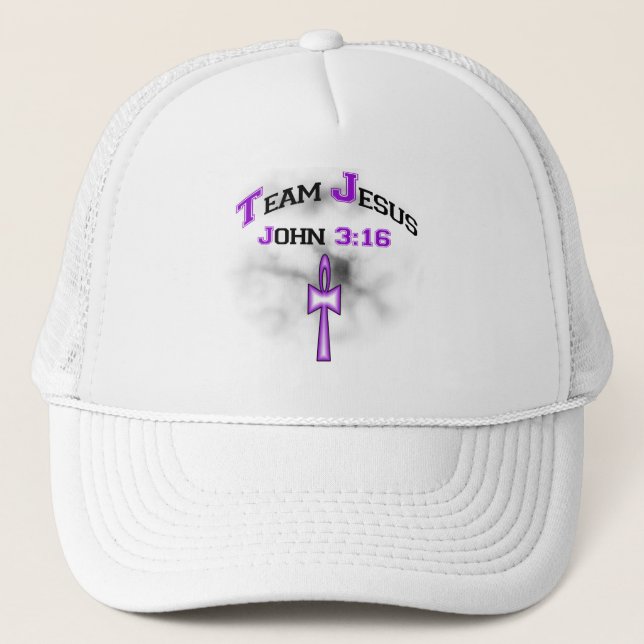 Team Jesus Christian John 316 Trucker Hat (Front)
