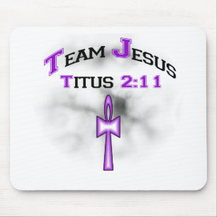 Team Jesus Christian Titus 211 Mouse Pad