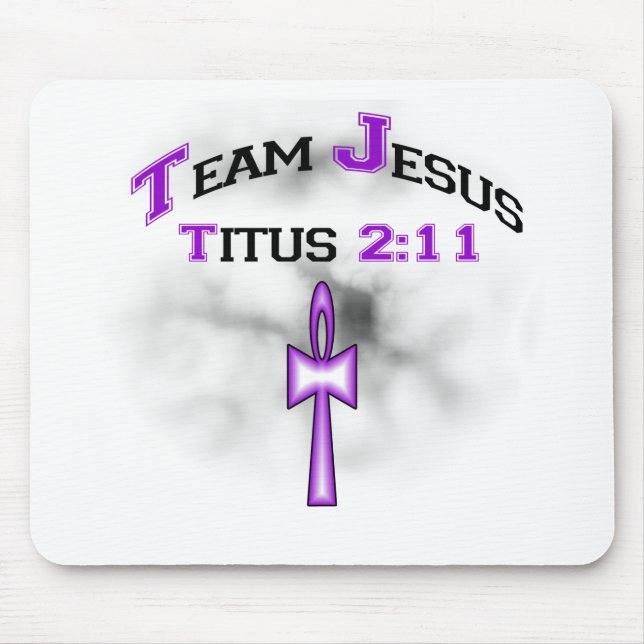 Team Jesus Christian Titus 211 Mouse Pad (Front)
