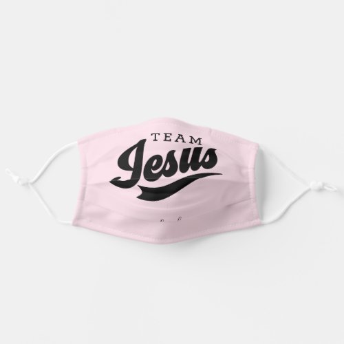 Team Jesus Custom Name Adult Cloth Face Mask