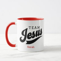 Team Jesus Custom Name Mug