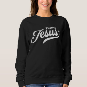 Team Jesus Cute Christian Religious Christmas Gif Sweatshirt