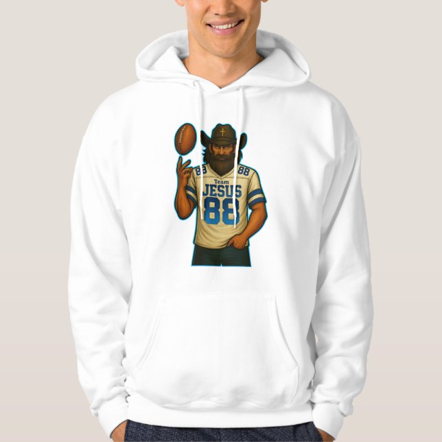 Team JESUS Football 88 - Christian Hoodie (Front)