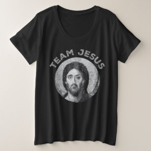 Team Jesus Iconography Item Plus Size T-Shirt