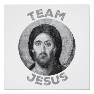 Team Jesus Iconography Item Poster