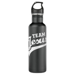 Team Jesus Lifetime Member funny tshirt Christian Stainless Steel Water Bottle