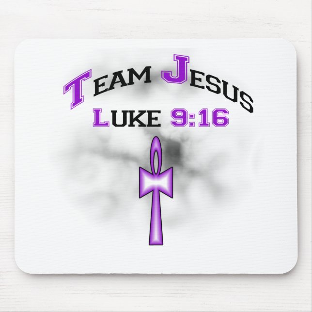 Team Jesus Luke 916 Mouse Pad (Front)