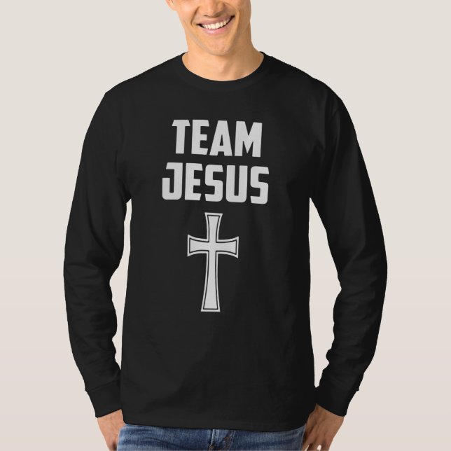 Team Jesus Men Women Kids Christian Cross T-Shirt (Front)