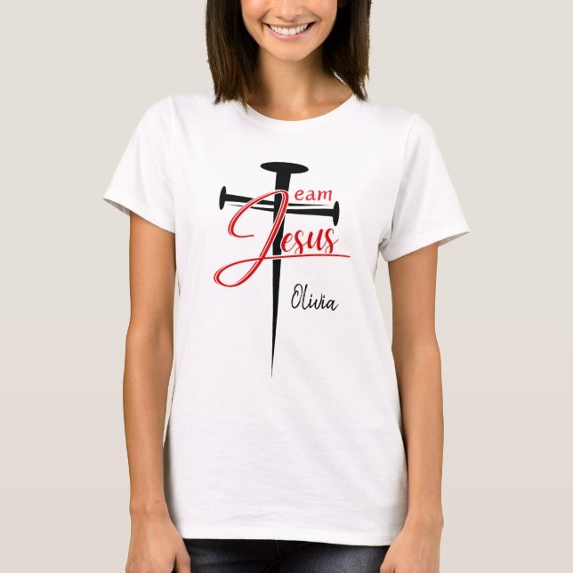  "Team Jesus" personalized T-shirt (Front)