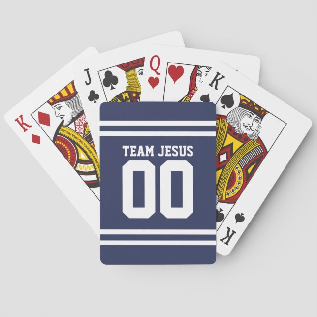 Team Jesus Poker Cards (Back)