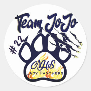 Team JoJo Sticker Northshore Lady Panthers BBall