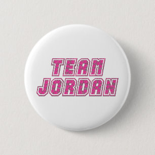 Team Jordan Pinback Button