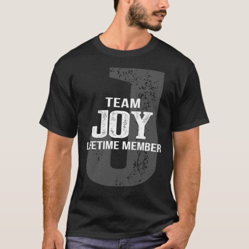 Team JOY Lifetime Member T_Shirt