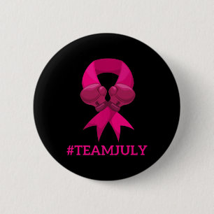 TEAM JULY Breast Cancer Awareness Premium T-Shirt7 Button