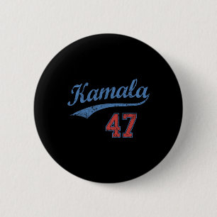 Team Kamala 47 Vintage Button