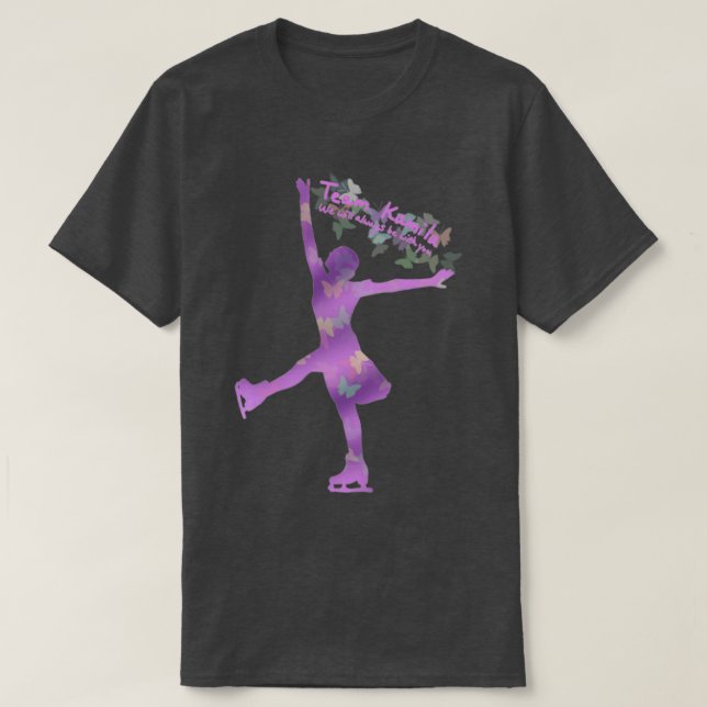 Team Kamila Kamila Valieva in memoriam 1 T-Shirt (Design Front)