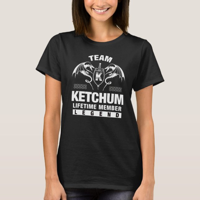 Team Ketchum Lifetime Member T-Shirt (Front)