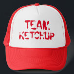 Team Ketchup Trucker Hat<br><div class="desc">team ketchup trucker hat for ketchup fans</div>