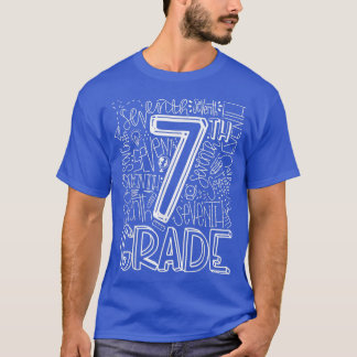 Team Kid Teacher Back To School 7th Seventh Grade T-Shirt