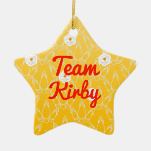 Team Kirby Ceramic Ornament