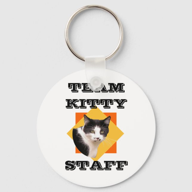 Team Kitty STAFF Keychain (Front)