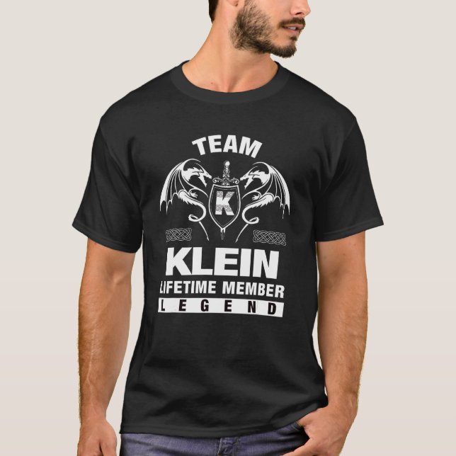 Team Klein Lifetime Member   T-Shirt (Front)