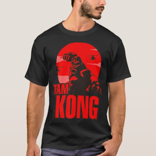 Team Kong Sunset King Taking Over The City and Hel T_Shirt