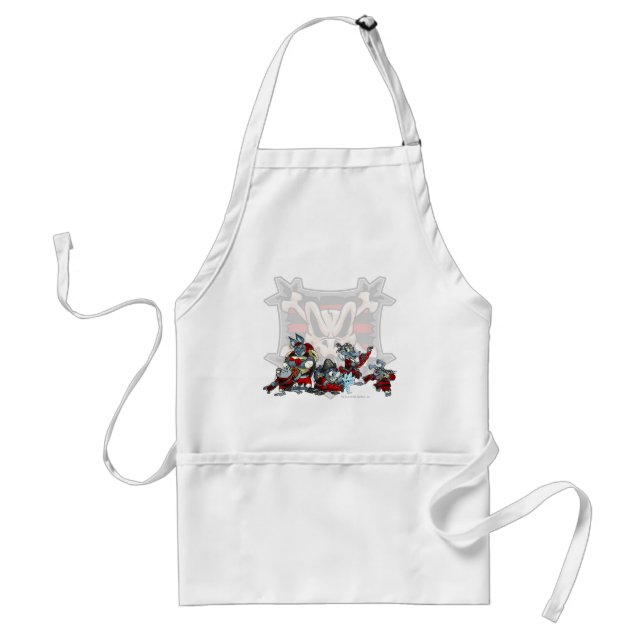 Team Krawk Island Group Adult Apron (Front)