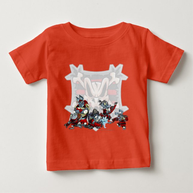 Team Krawk Island Group Baby T-Shirt (Front)
