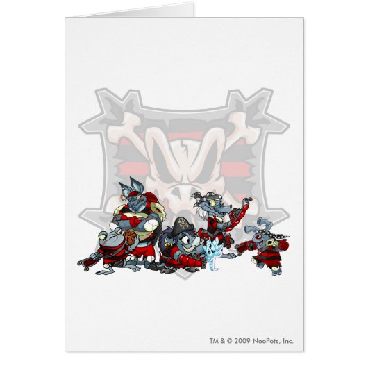 Team Krawk Island Group Cards (Front)