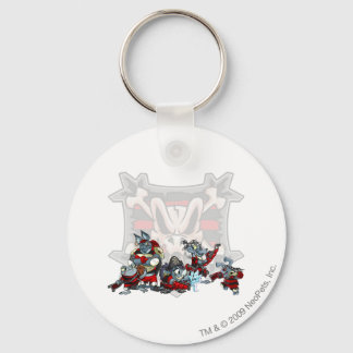Team Krawk Island Group Keychain